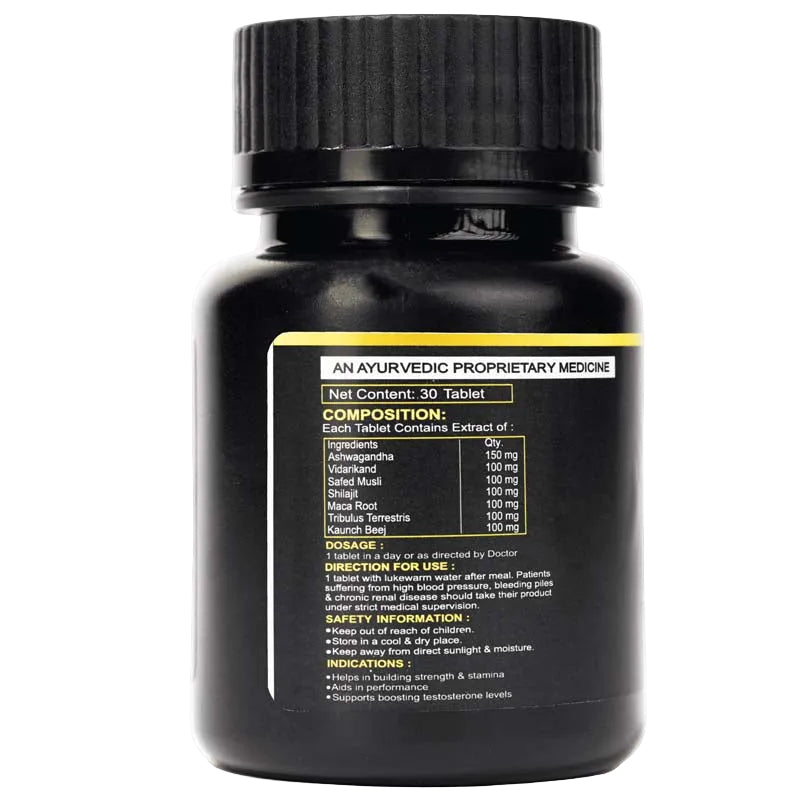 Men X Wellness Pro – Advanced Men’s Strength, Stamina & Vitality Tablets (30 Tablets)