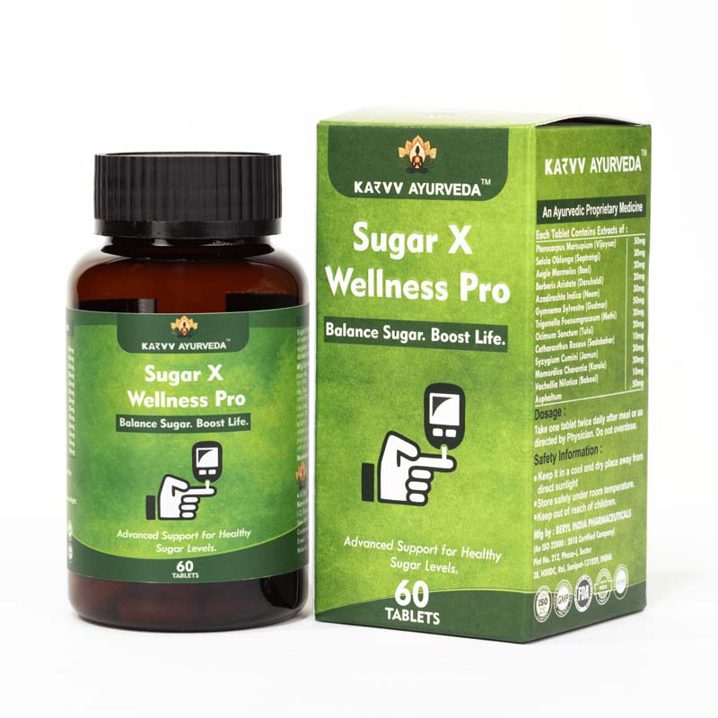Sugar X Wellness Pro – Ayurvedic Support for Healthy Blood Sugar Levels (60 Tablets)